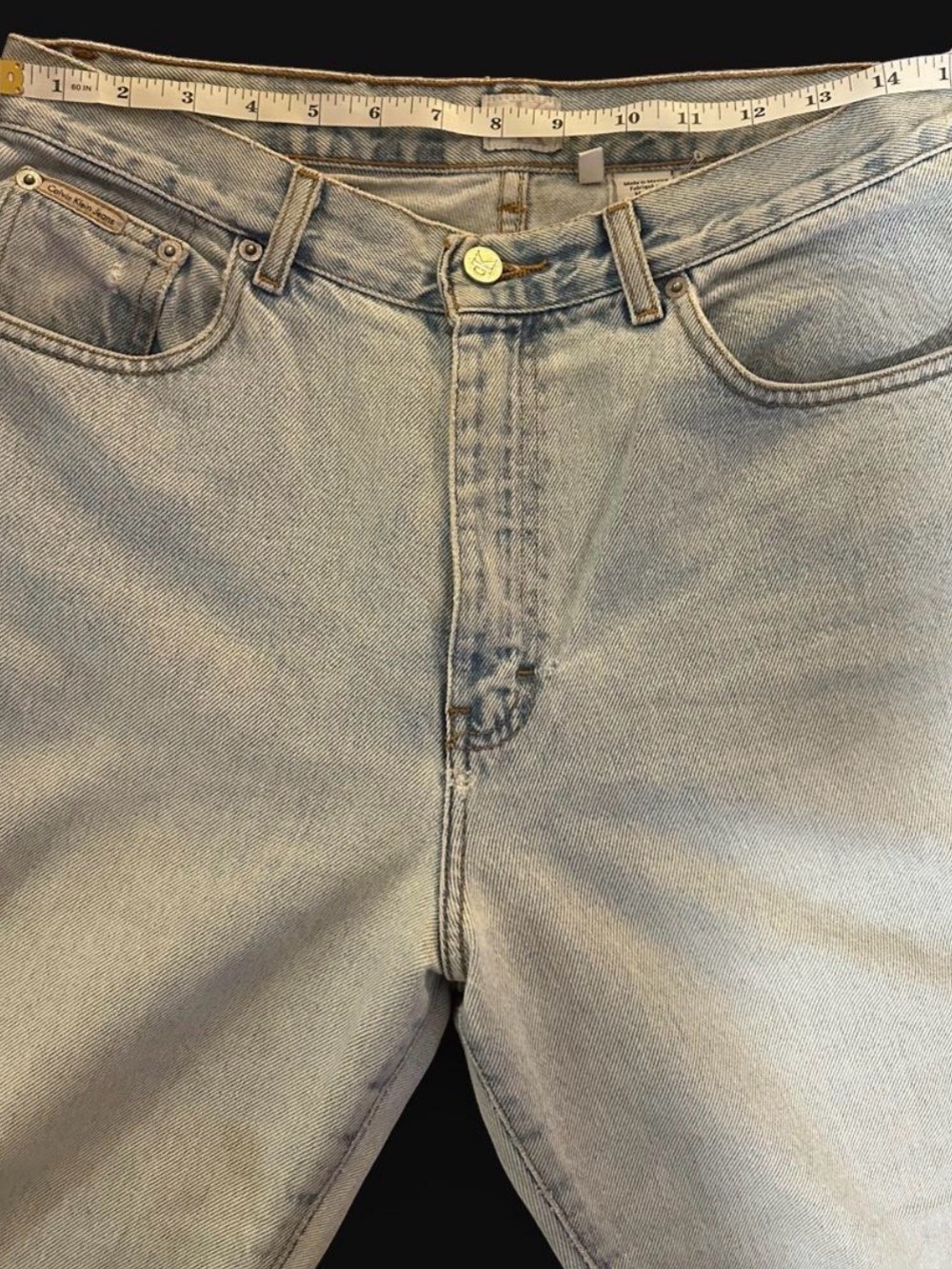 Calvin Klein Light Blue Relaxed Women's Jeans
